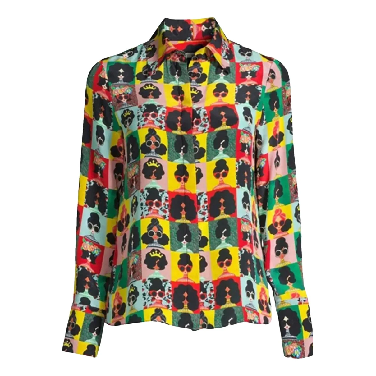 Pre-owned Alice And Olivia Silk Blouse In Multicolour