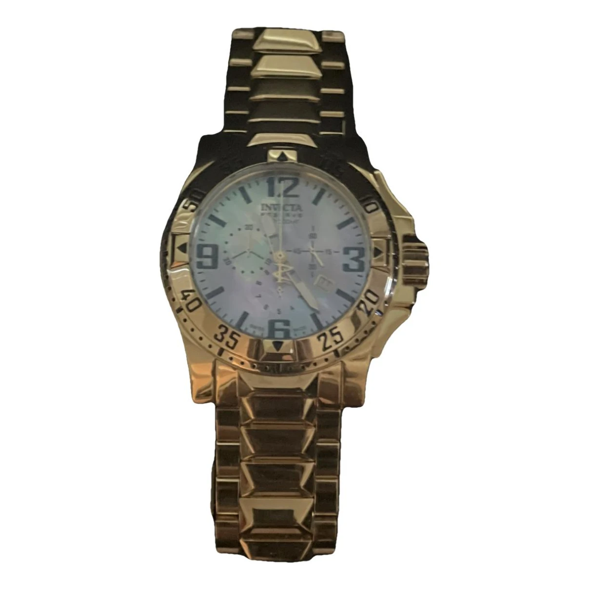Pre-owned Invicta Watch In Gold
