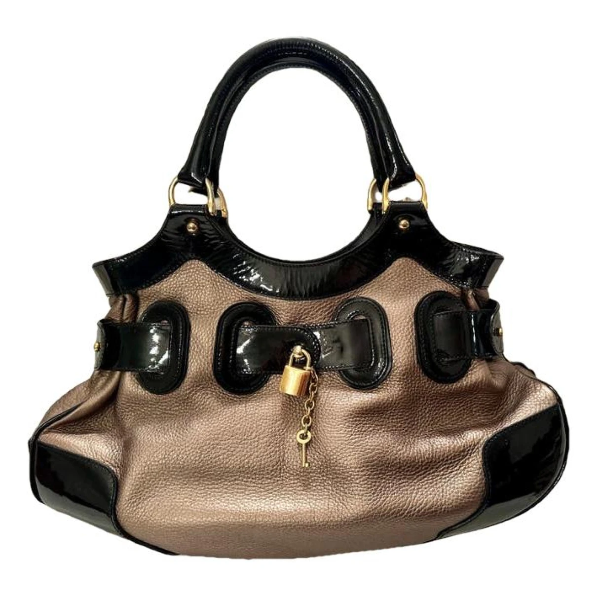 Pre-owned Barbara Bui Leather Handbag In Gold