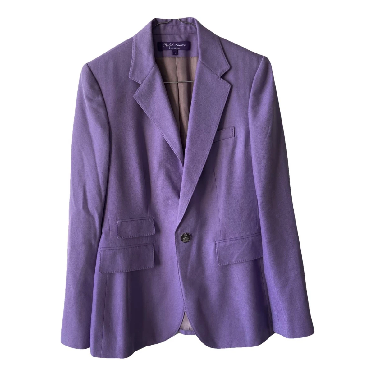 Pre-owned Ralph Lauren Blazer In Purple