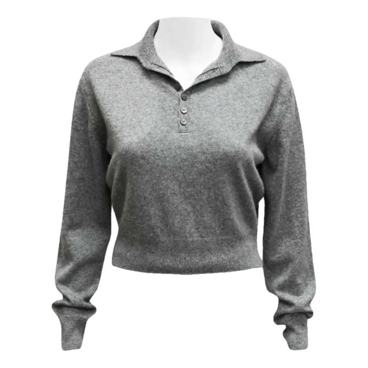 Pre-owned Loewe Cashmere Jumper In Grey
