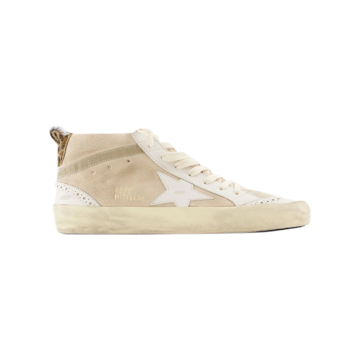 Pre-owned Golden Goose Leather Trainers In Beige