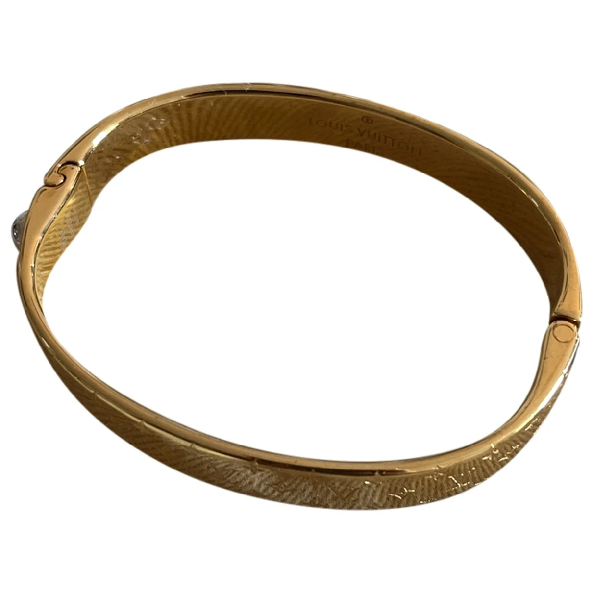 Pre-owned Louis Vuitton Monogram Bracelet In Gold