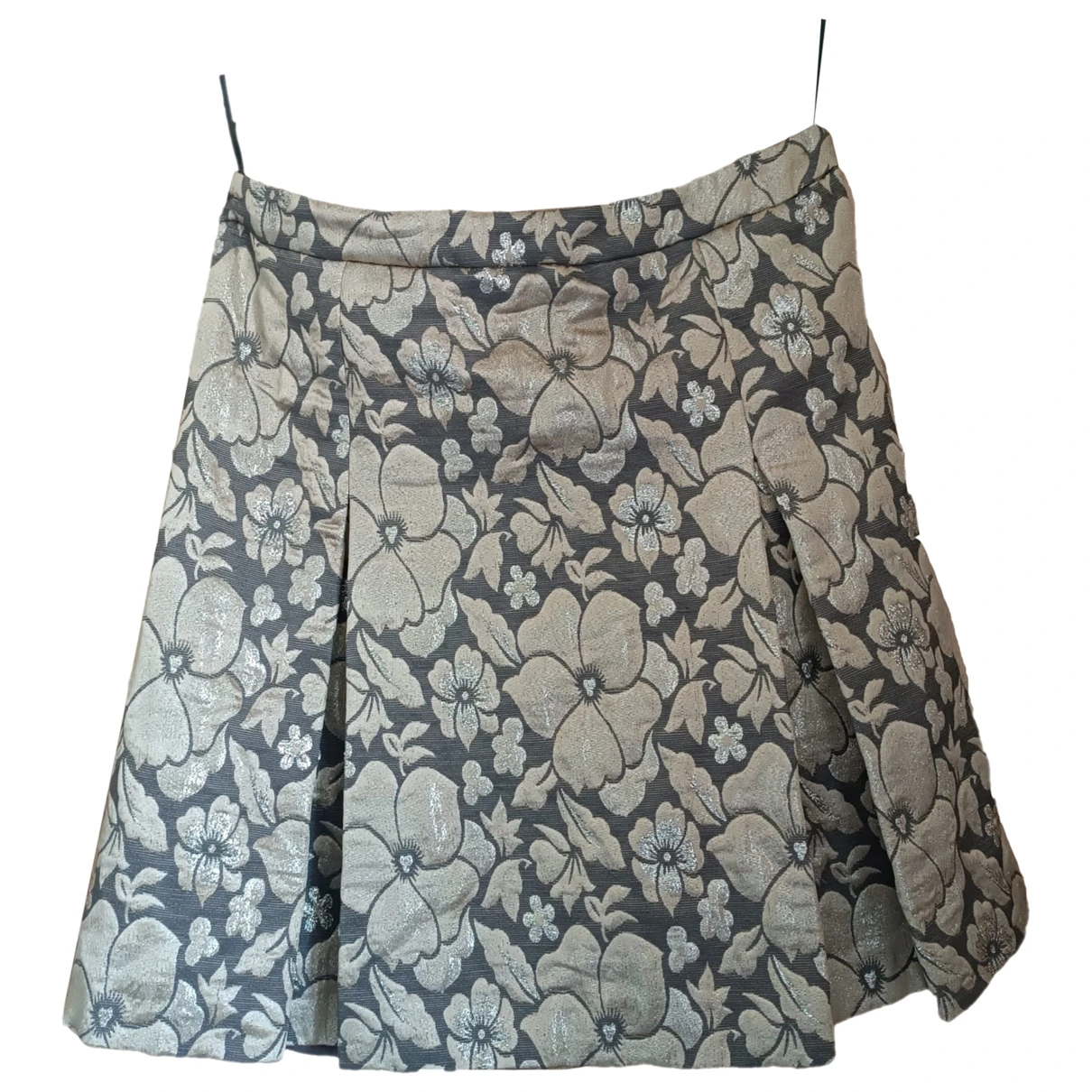 Pre-owned Miu Miu Mini Skirt In Multicolour