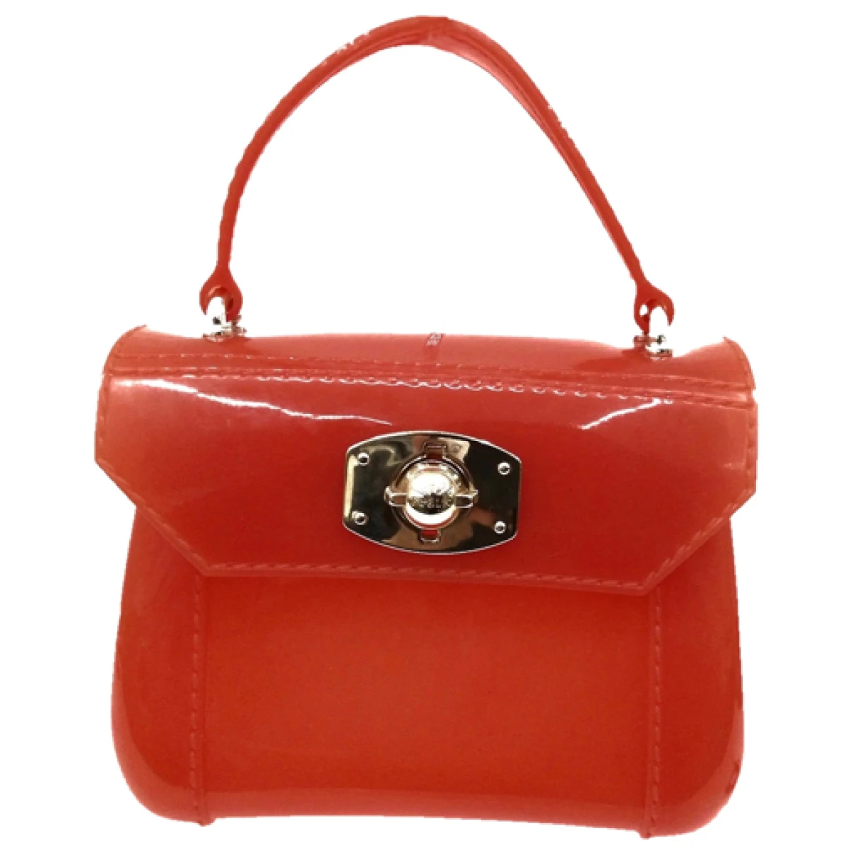 Pre-owned Furla Candy Bag Handbag In Red