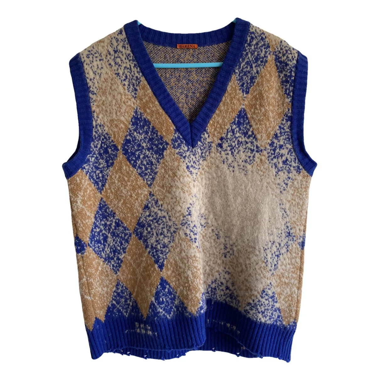 Pre-owned Barena Venezia Wool Vest In Multicolour