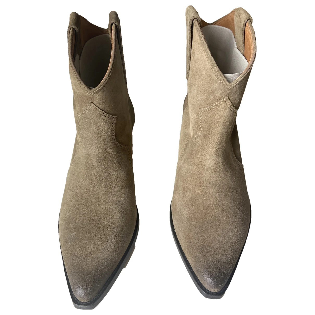 Pre-owned Isabel Marant Cowboy Boots In Camel