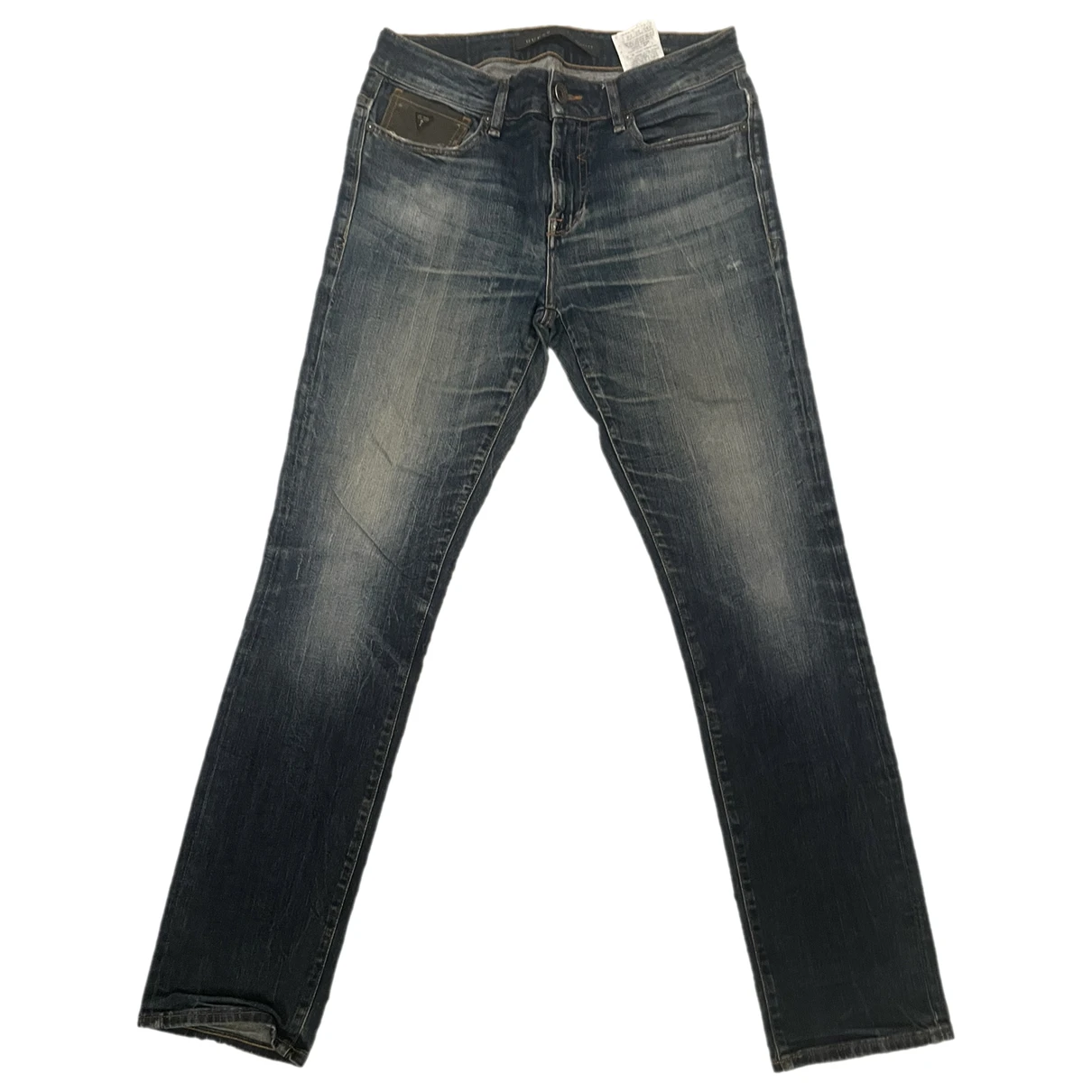 Pre-owned Guess Straight Jeans In Other