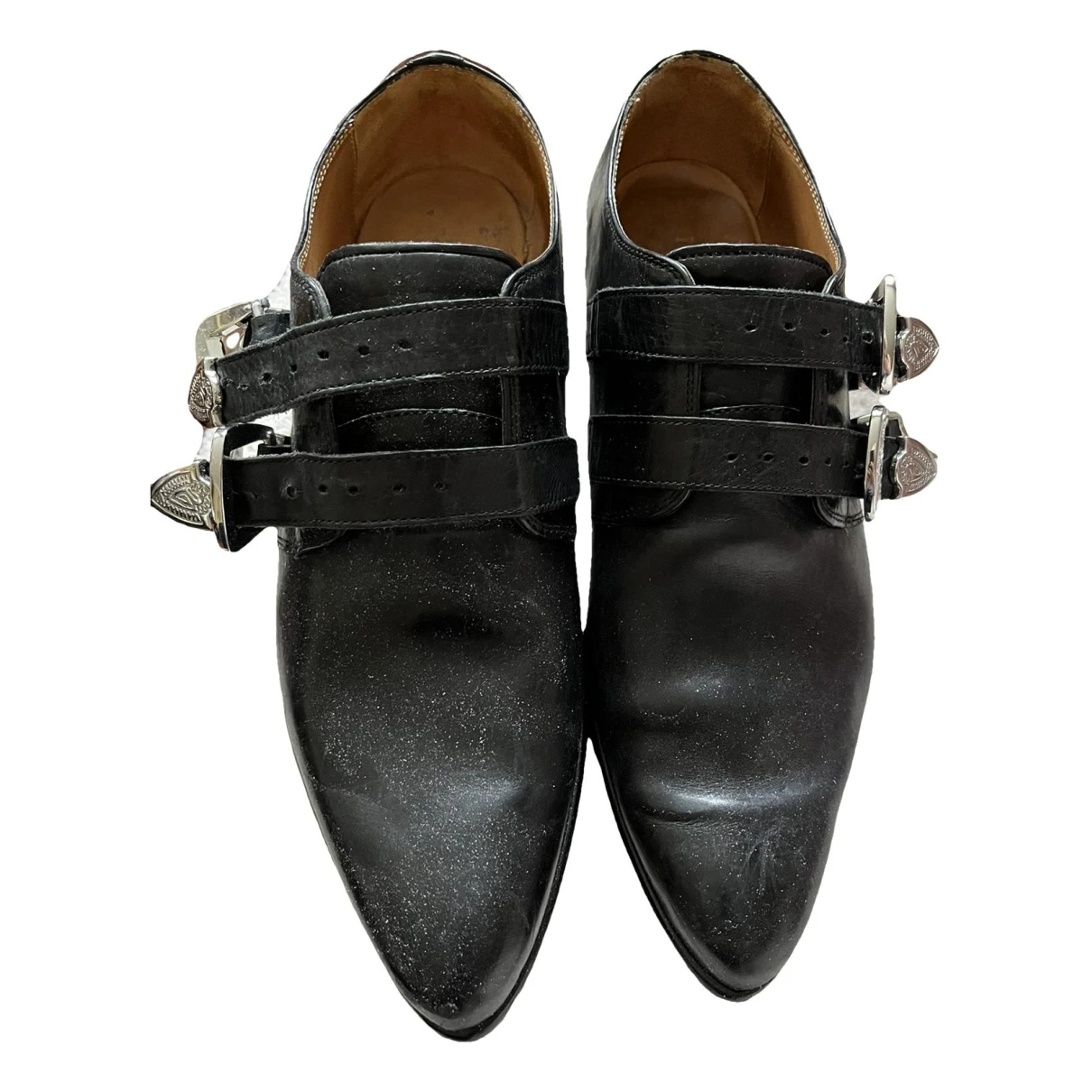 Pre-owned Melvin & Hamilton Leather Lace Ups In Black