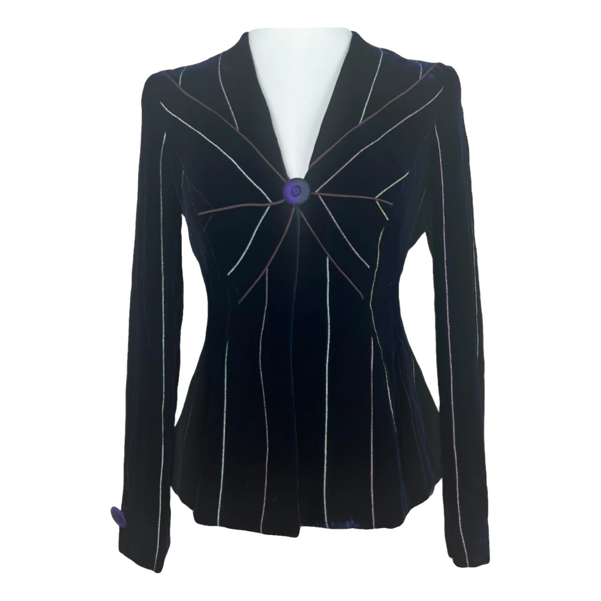 Pre-owned Giorgio Armani Suit Jacket In Navy