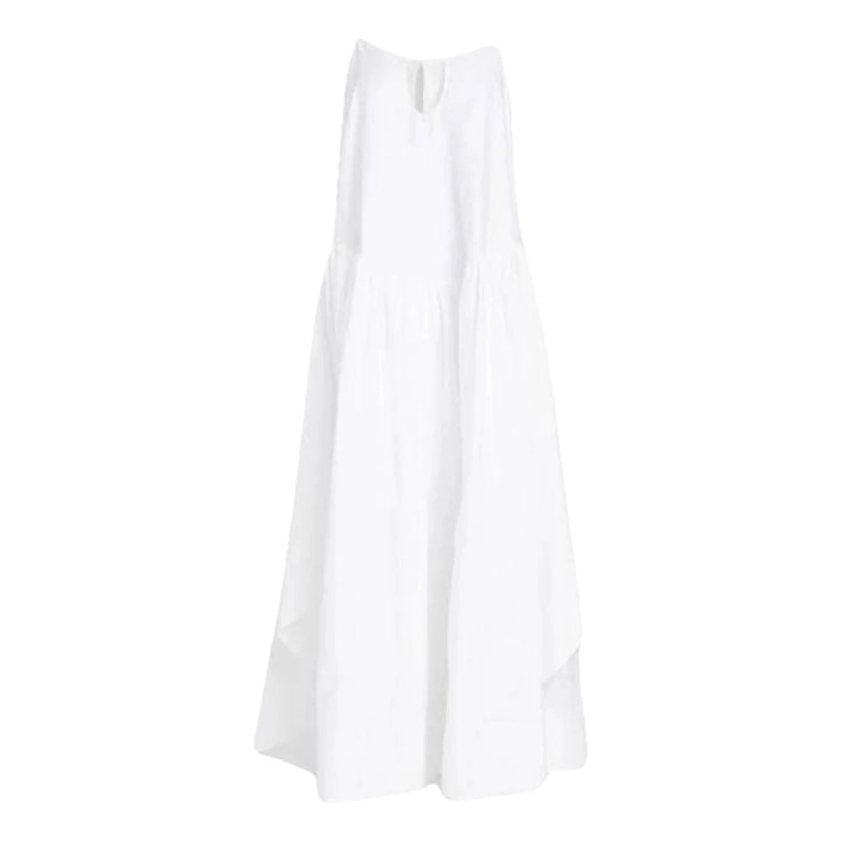 Pre-owned Khaite Maxi Dress In White