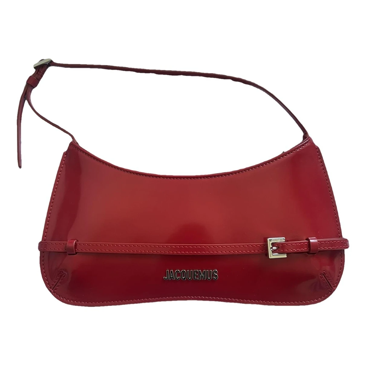 Pre-owned Jacquemus Leather Handbag In Red