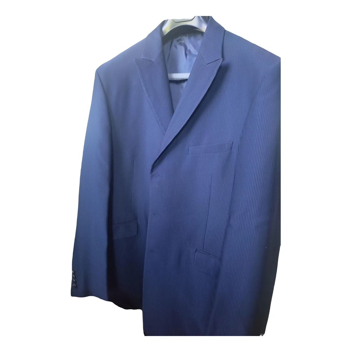 Pre-owned Chiara Boni Wool Suit In Blue