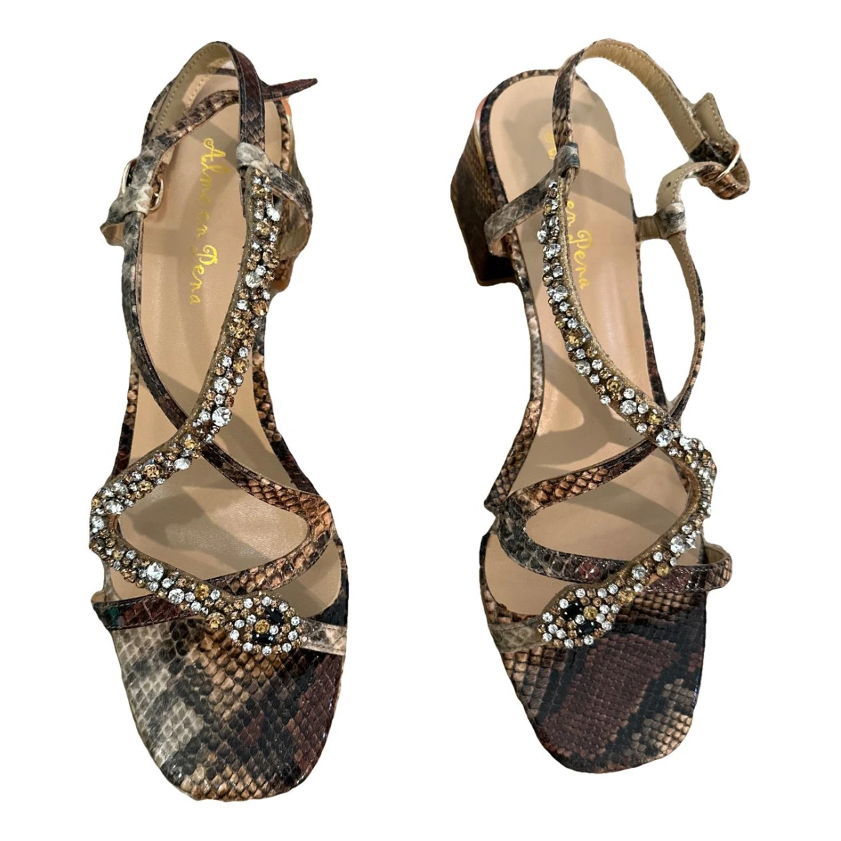 Pre-owned Alma En Pena Leather Sandal In Other