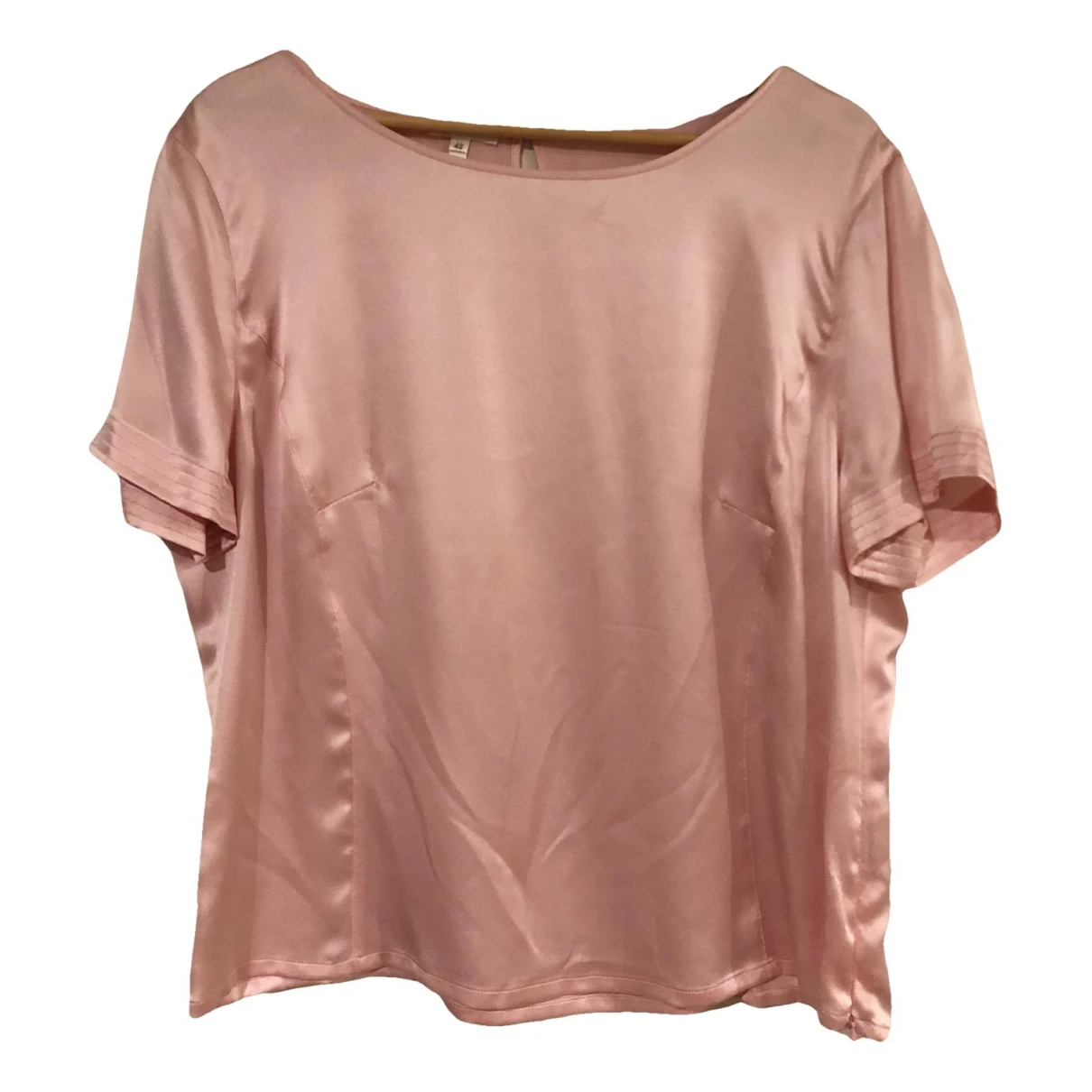 Pre-owned Escada Silk Blouse In Pink