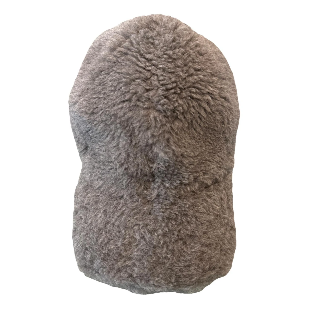 Pre-owned Max Mara Wool Cap In Grey