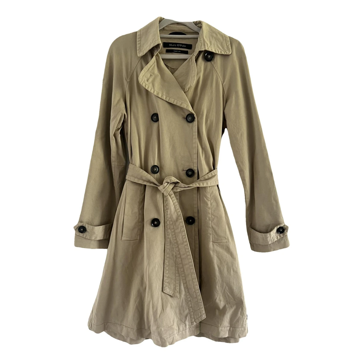 Pre-owned Marc O'polo Trench Coat In Beige