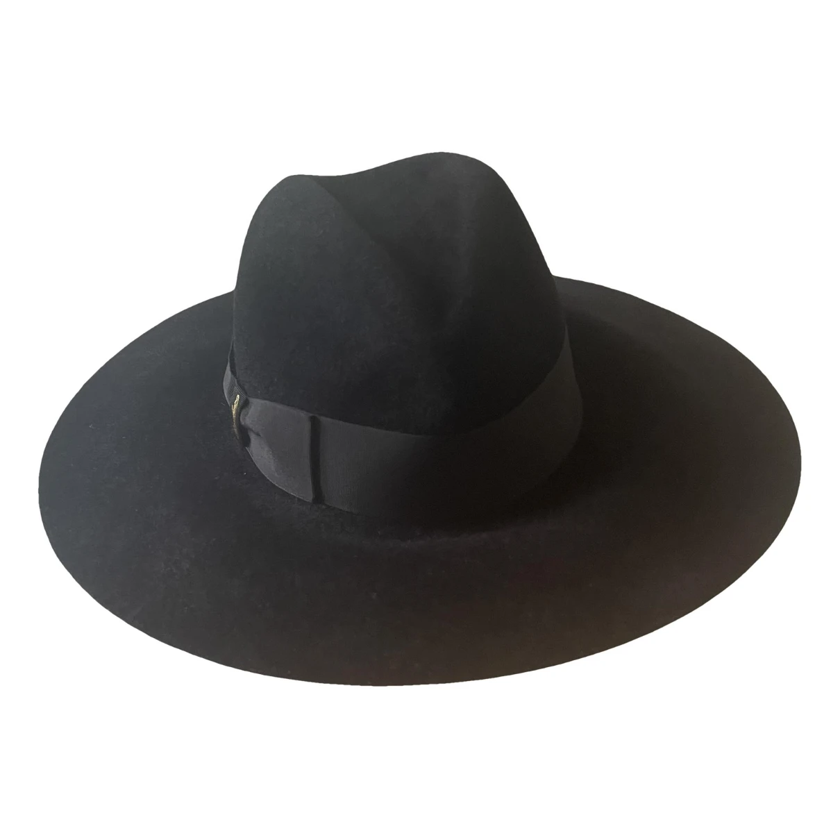 Pre-owned Borsalino Hat In Black