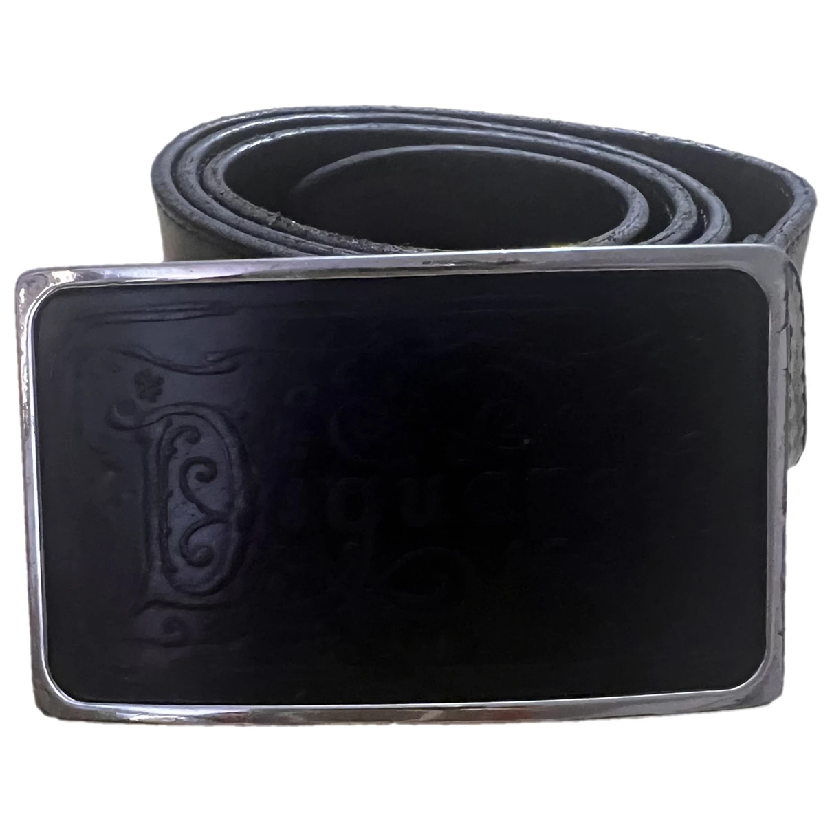 Pre-owned Dsquared2 Leather Belt In Black
