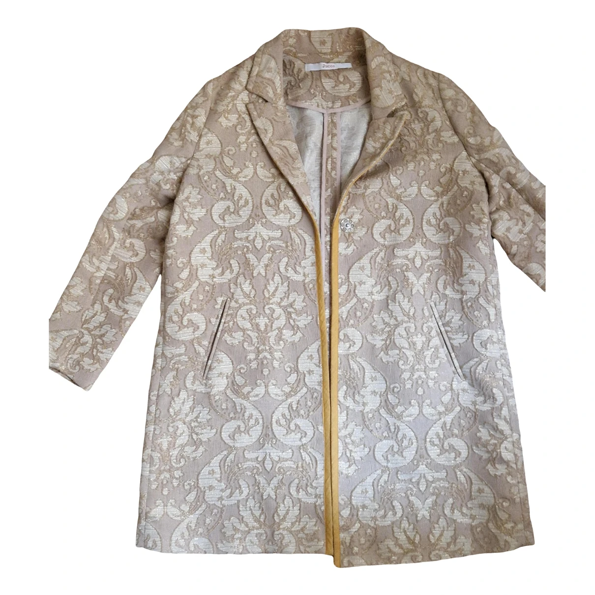 Pre-owned Jucca Coat In Gold