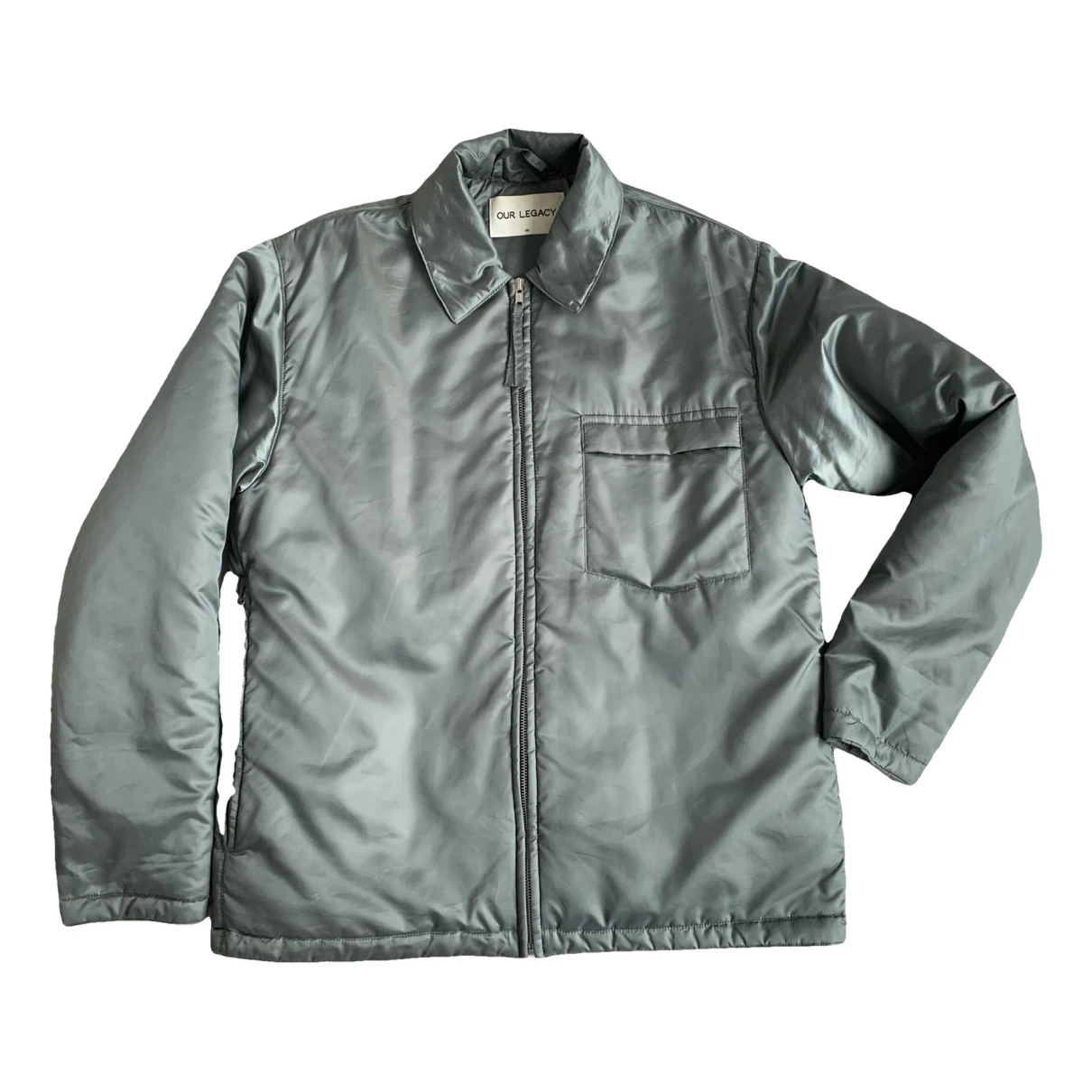 Pre-owned Our Legacy Silk Jacket In Green