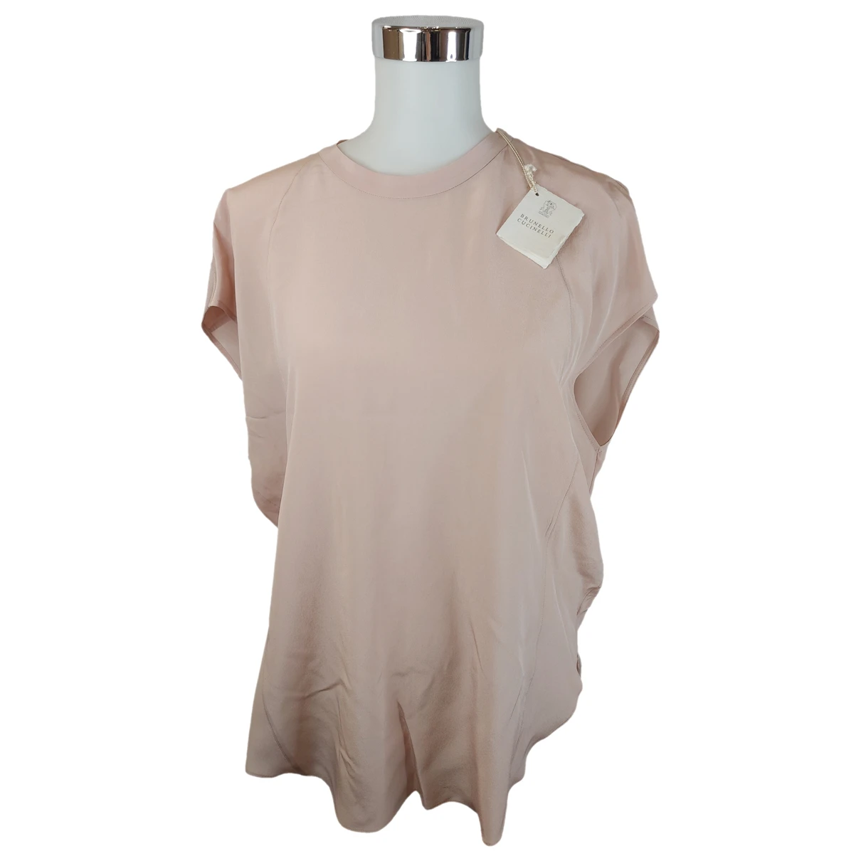 Pre-owned Brunello Cucinelli Silk Blouse In Pink