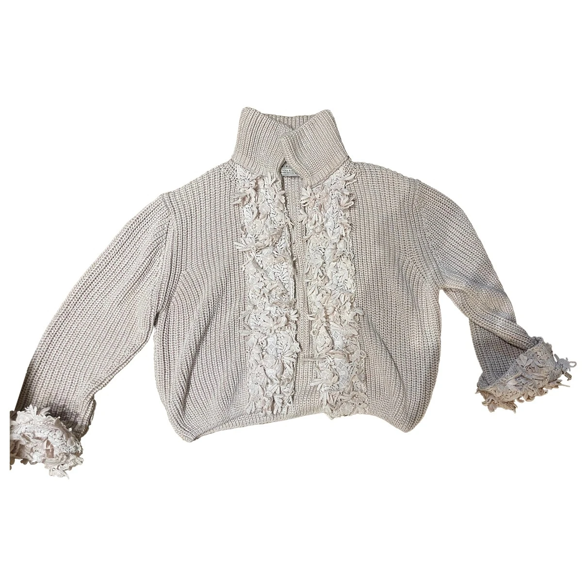 Pre-owned Nina Ricci Silk Cardigan In Other