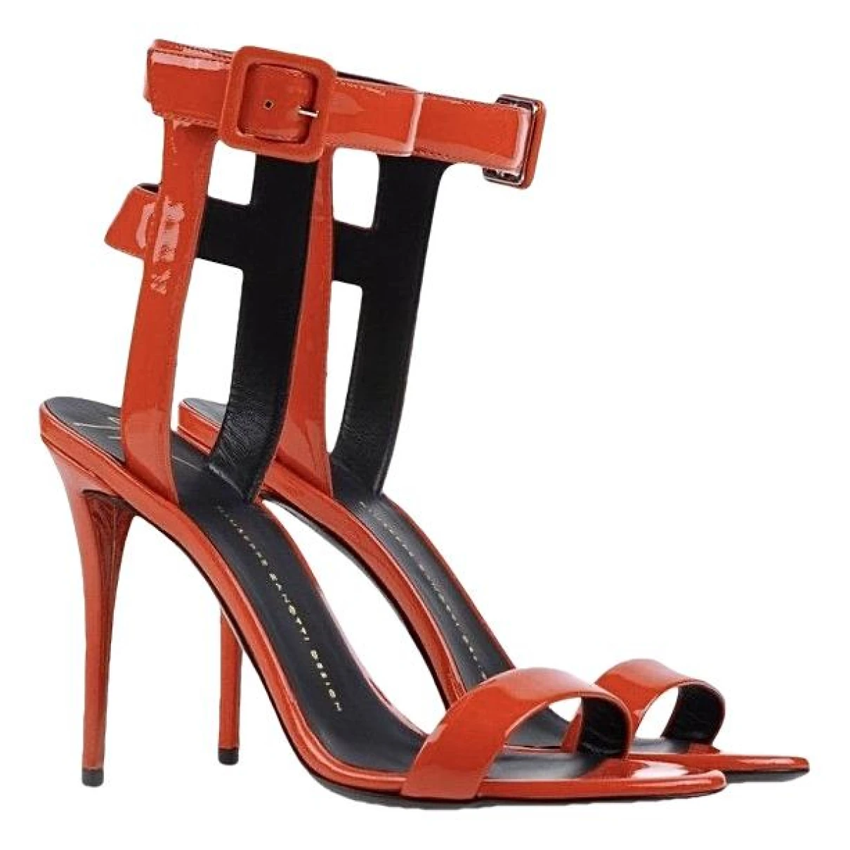 Pre-owned Giuseppe Zanotti Patent Leather Heels In Red
