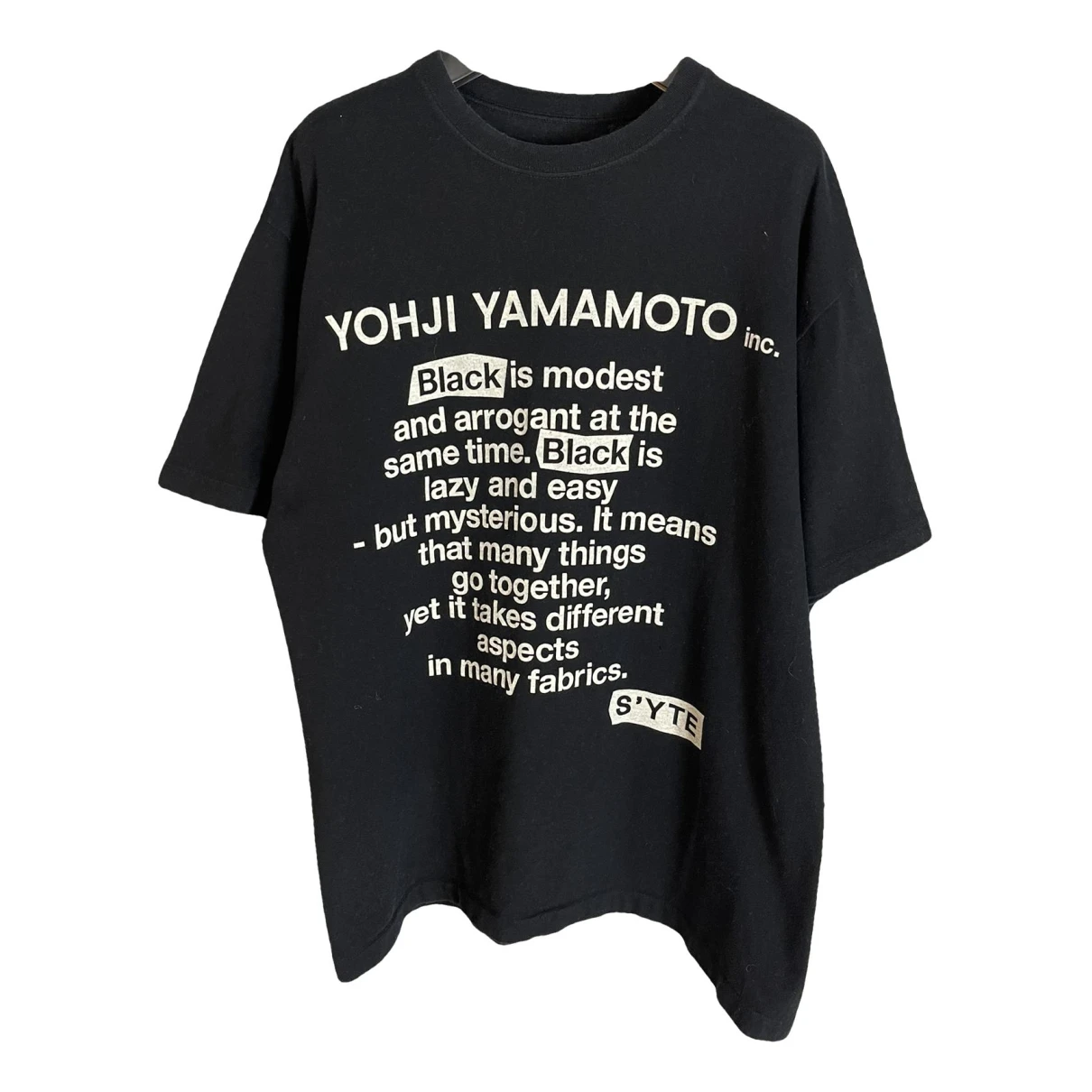 Pre-owned Yohji Yamamoto Shirt In Black