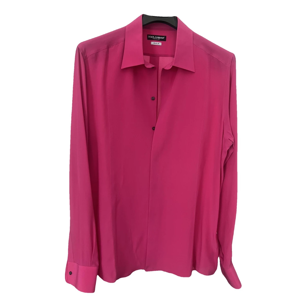 Pre-owned Dolce & Gabbana Silk Shirt In Pink
