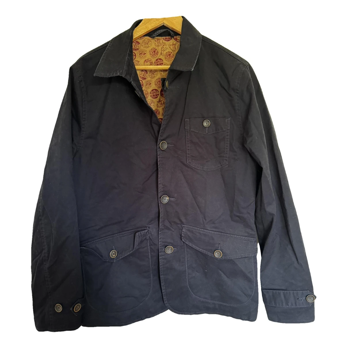 Pre-owned Ted Baker Jacket In Blue
