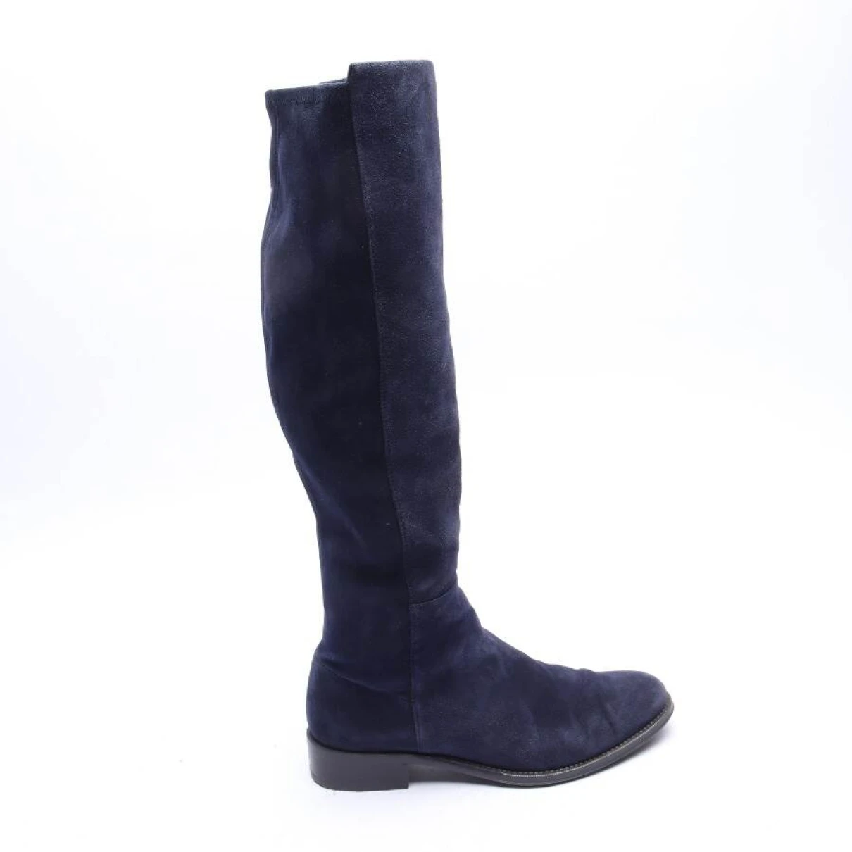 Pre-owned Stuart Weitzman Leather Boots In Blue