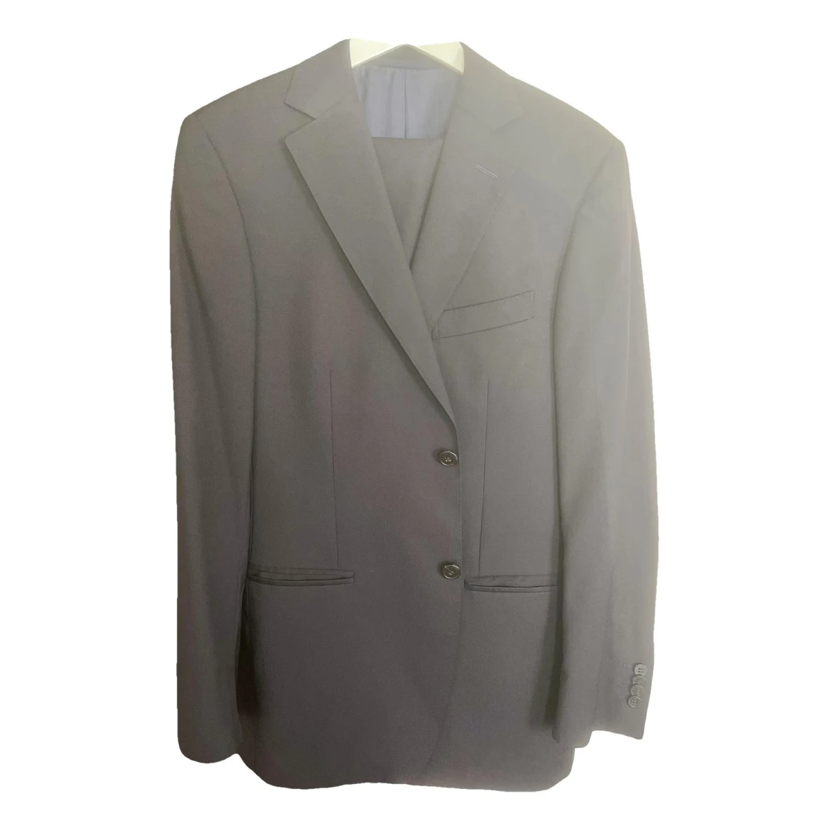 Pre-owned Z Zegna Wool Suit In Black
