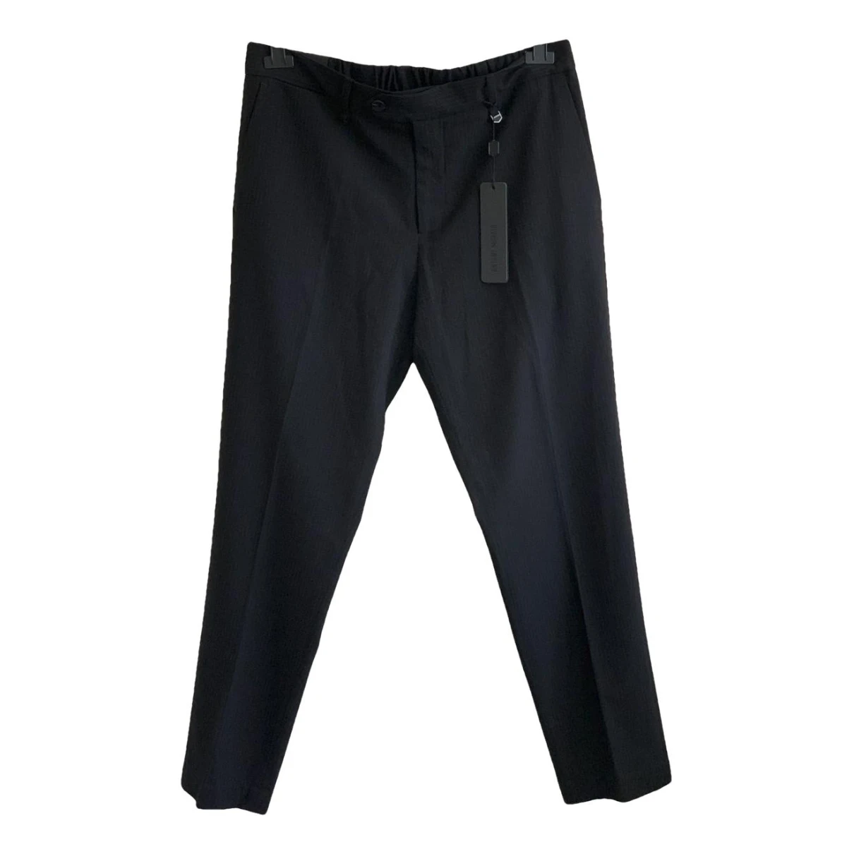 Pre-owned Antony Morato Wool Trousers In Blue