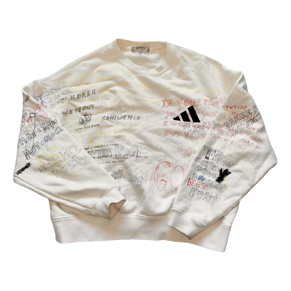 Pre-owned Yeezy X Adidas Sweatshirt In White