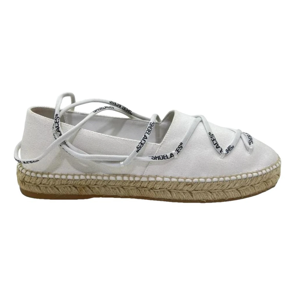Pre-owned Off-white Cloth Espadrilles In White