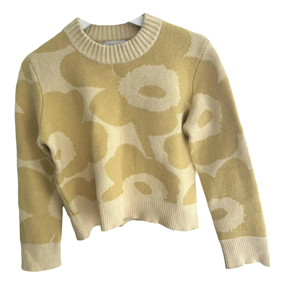Pre-owned Marimekko Wool Sweatshirt In Yellow