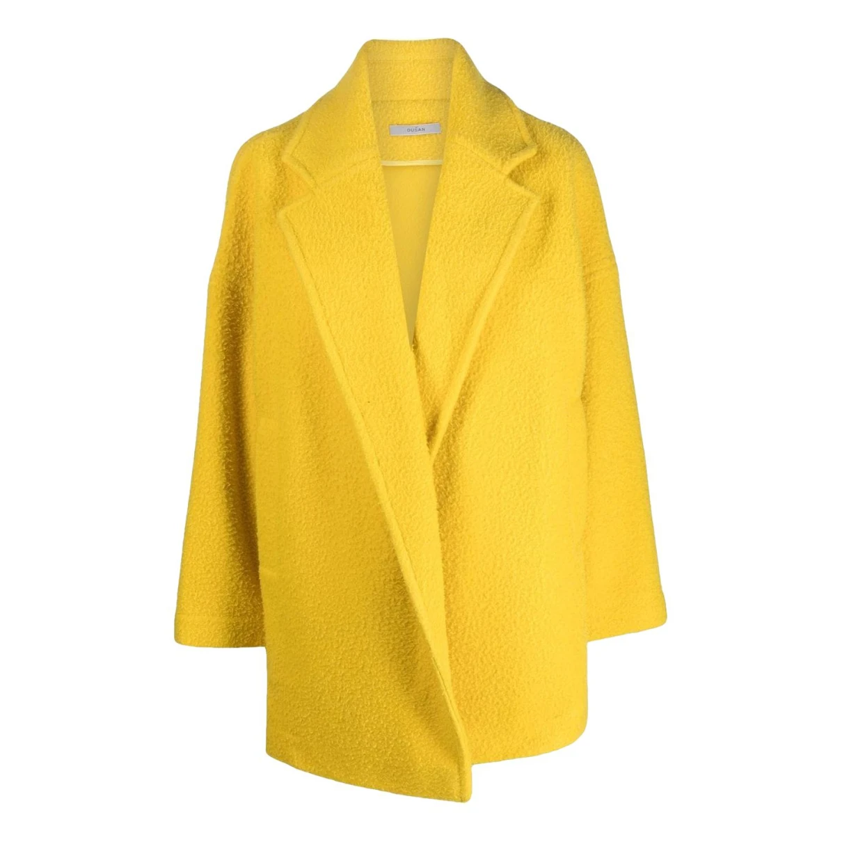 Pre-owned Dundas Wool Coat In Yellow