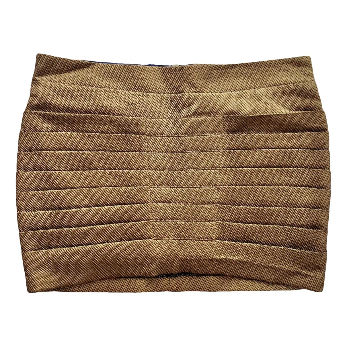 Pre-owned Roseanna Mini Skirt In Gold