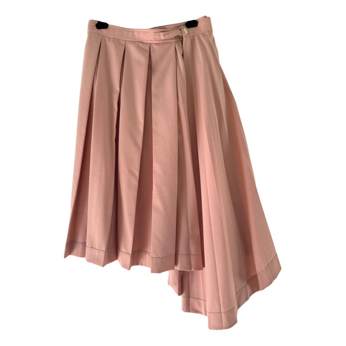 Pre-owned Celine Wool Skirt In Pink