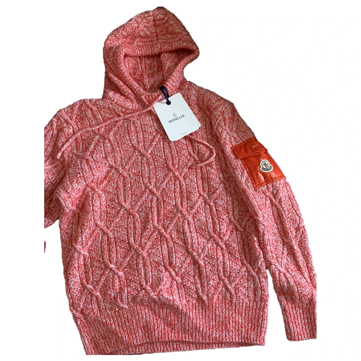 Pre-owned Moncler Wool Sweatshirt In Red