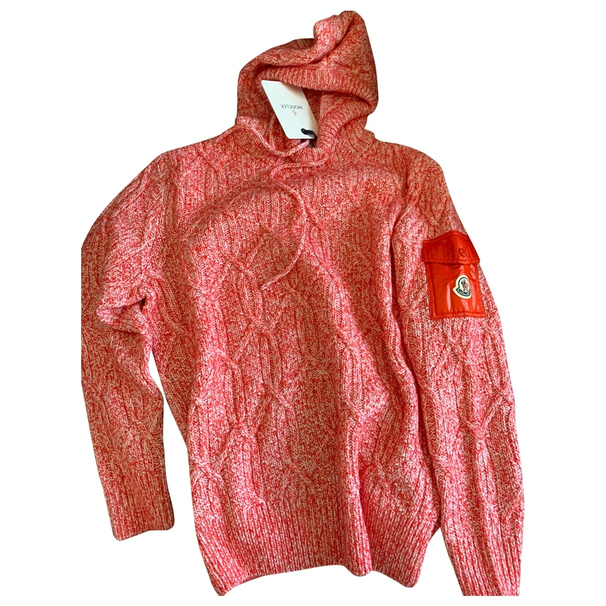 Pre-owned Moncler Wool Sweatshirt In Red