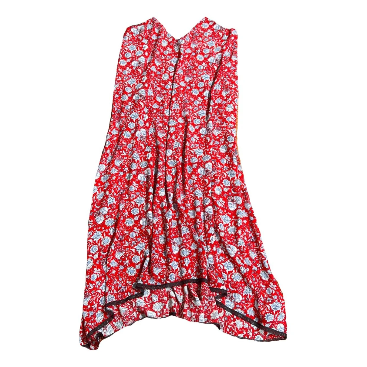 Pre-owned Zadig & Voltaire Maxi Dress In Red