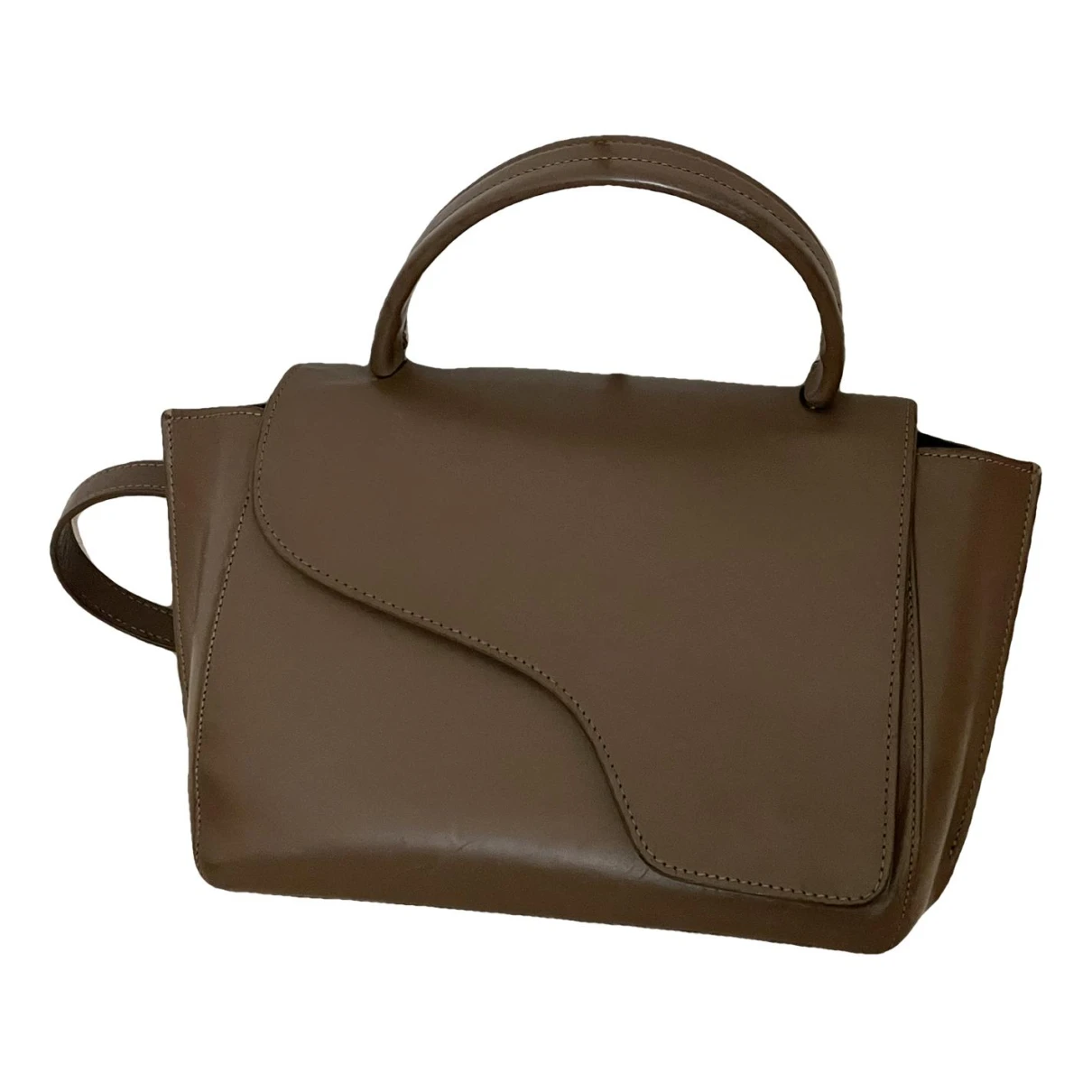 Pre-owned Atp Atelier Leather Handbag In Brown