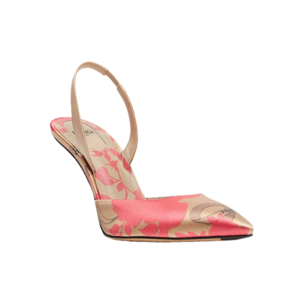 Pre-owned Fendi First Leather Sandals In Pink