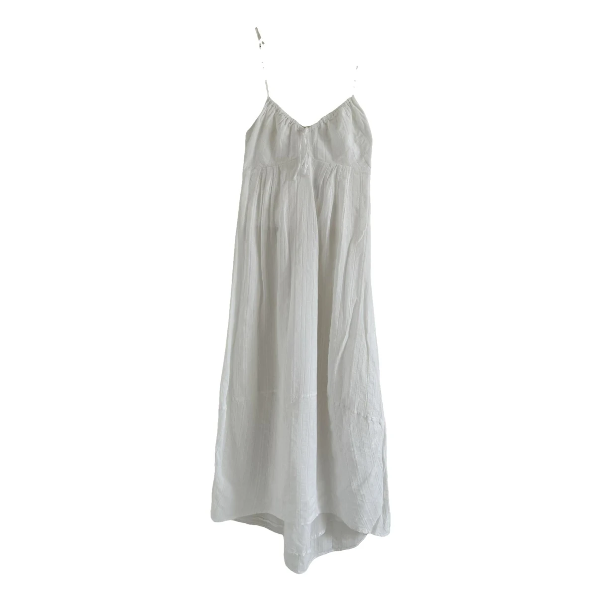 Pre-owned Drykorn Maxi Dress In White