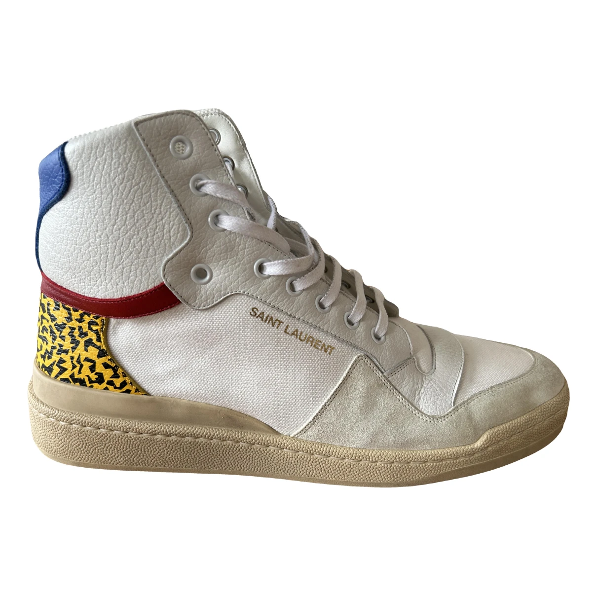 Pre-owned Saint Laurent Leather High Trainers In Other
