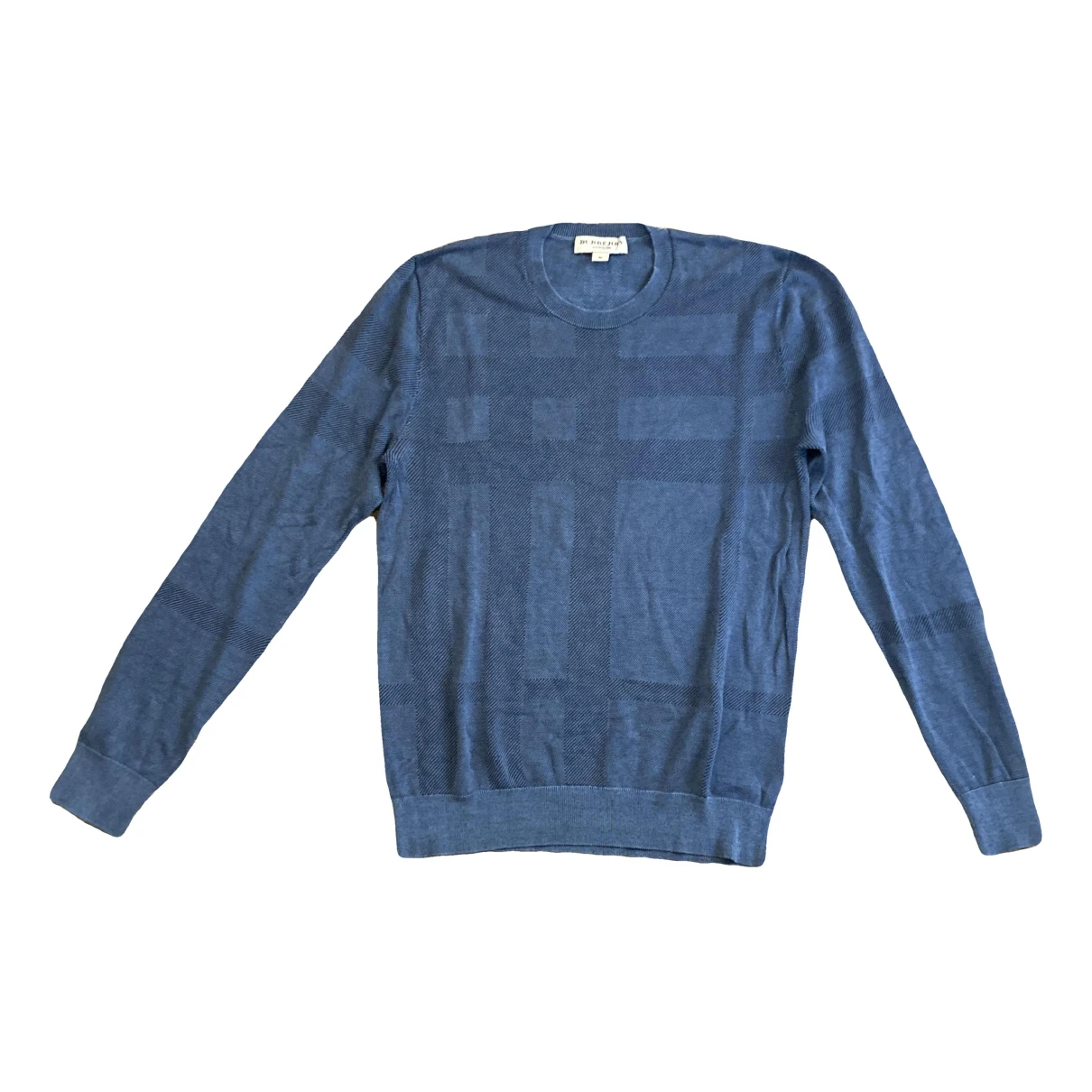 Pre-owned Burberry Silk Jumper In Blue