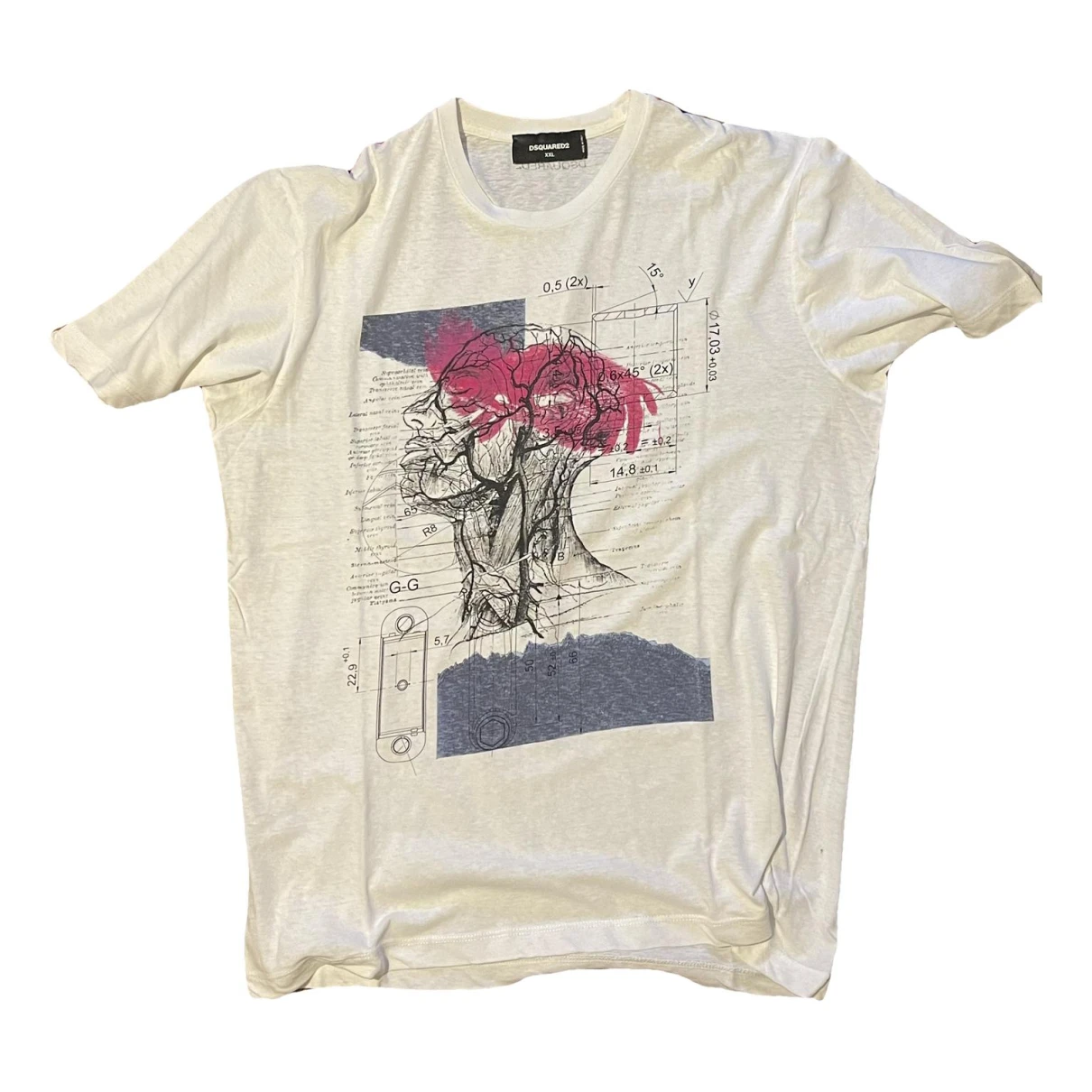 Pre-owned Dsquared2 T-shirt In White