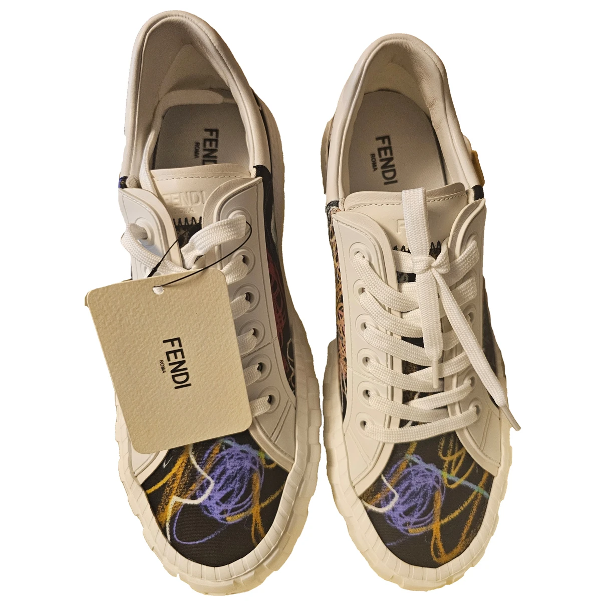 Pre-owned Fendi Cloth Trainers In Other